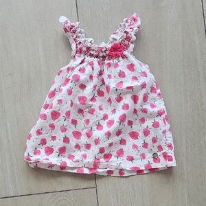 Paz Rodriguez Pink Strawberry Kids Blouse